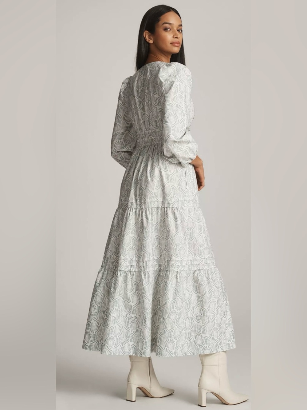 Anthropologie x Loverly Grey The Somerset Long Sleeve Maxi Dress Size S - Picture 2 of 8